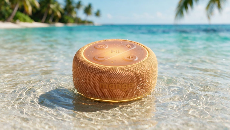 Mango resting in the water of a lagoon